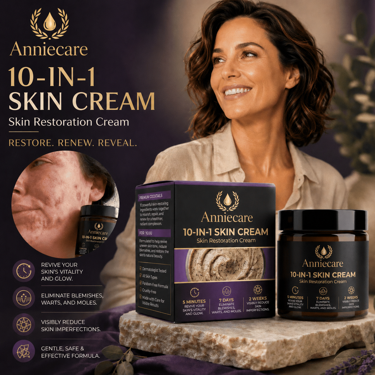 š„LAST DAY 49% OFFš„Anniecare⢠10-in-1 Skin Restoration Cream