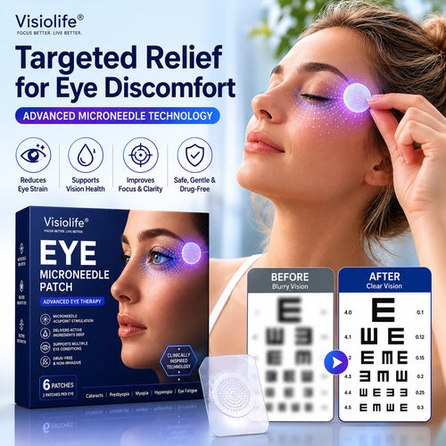 Visiolife™ Transdermal Vision-Repair Eye Microneedle Patch✅(Suitable for presbyopia, dry eye syndrome, glaucoma, and cataracts)
