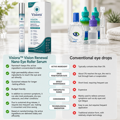 ☘️Official Brand Store✅Visiora™ OptiClear Nano Eye Roller Serum