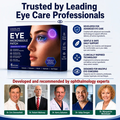 Visiolife™ Transdermal Vision-Repair Eye Microneedle Patch✅(Suitable for presbyopia, dry eye syndrome, glaucoma, and cataracts)