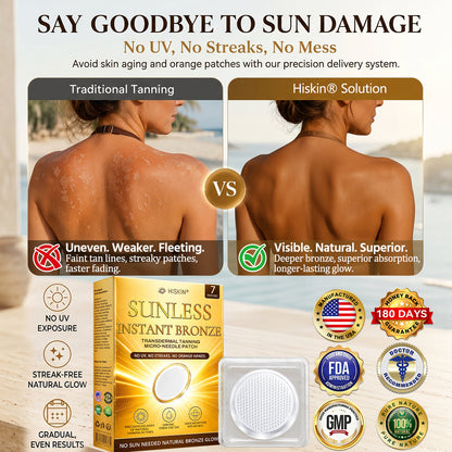 𝑶𝒇𝒇𝒊𝒄𝒊𝒂𝒍 𝑺𝒕𝒐𝒓𝒆 | ☀️🌹 𝐇𝐢𝐬𝐤𝐢𝐧® 𝐒𝐮𝐧𝐥𝐞𝐬𝐬 𝐈𝐧𝐬𝐭𝐚𝐧𝐭 𝐁𝐫𝐨𝐧𝐳𝐞 𝐓𝐚𝐧𝐧𝐢𝐧𝐠 𝐌𝐢𝐜𝐫𝐨𝐧𝐞𝐞𝐝𝐥𝐞 𝐏𝐚𝐭𝐜𝐡 🇺🇸 (𝐉𝐮𝐬𝐭 𝐨𝐧𝐜𝐞 𝐚 𝐝𝐚𝐲) 𝐕𝐢𝐬𝐢𝐛𝐥𝐞 𝐁𝐫𝐨𝐧𝐳𝐞 𝐆𝐥𝐨𝐰 𝐢𝐧 𝟕 𝐃𝐚𝐲𝐬 ✅ 𝐍𝐨 𝐔𝐕, 𝐍𝐨 𝐎𝐫𝐚𝐧𝐠𝐞, 𝐍𝐨 𝐒𝐭𝐫𝐞𝐚𝐤𝐬, 𝐍𝐨 𝐃𝐇𝐀, 𝐍𝐨 𝐌𝐞𝐬𝐬.