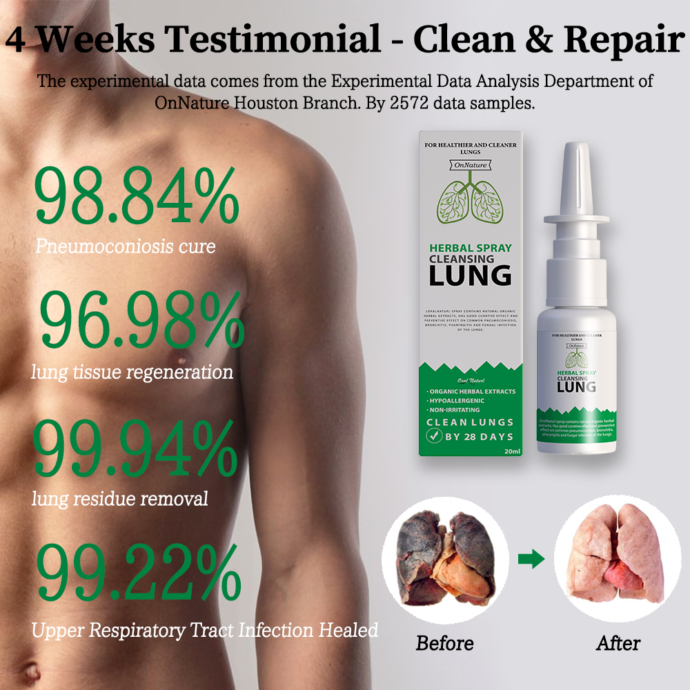 ☘️Official Brand Store✅OnNature Organic Herbal Lung Cleanse & Repair Nasal Spray